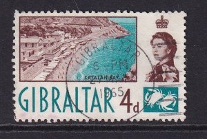 Gibraltar #152 used  1960 Catalan Bay 4p