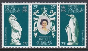 71a-c Coronation MNH