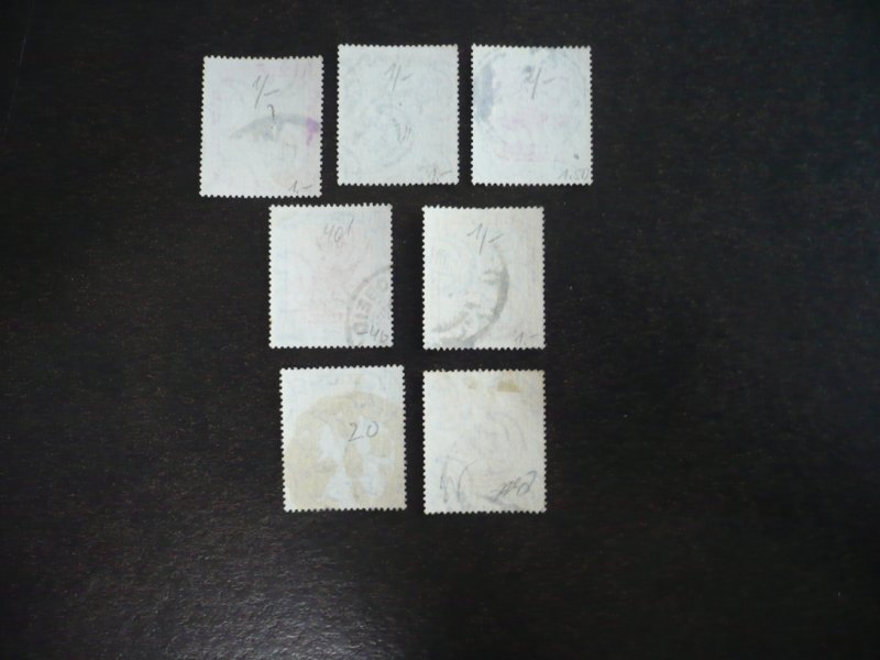 Stamps - Sudan - Scott# MO5-MO11 - Used Part Set of 7 Stamps