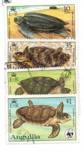 Anguilla 537-540 Set Used