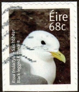 Ireland 2040 - Used - 68c Black-legged Kittiwale (2014) (cv $1.90)