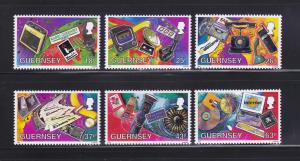 Guernsey 597-602 Set MNH Communications