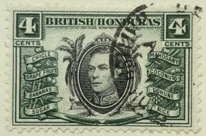 AlexStamps BRITISH HONDURAS #118 VF Used 