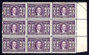  U.S. 325 F+VF MNH Blk/9 (0303)