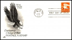 US 1735 A Eagle Artcraft U/A FDC