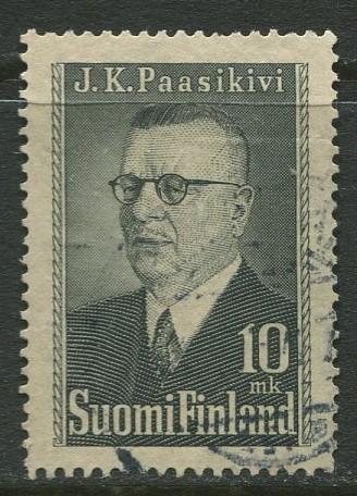 Finland - Scott 263 - Pres. Juho K. Passikivi -1947- Used - Single 10m stamp