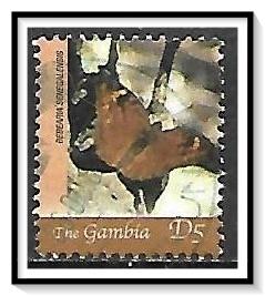 Gambia #2923 Butterflies Used