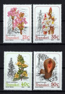 South Africa Transkei 247-250 MNH Parasitic Plants Nature ZAYIX 0424S0104M