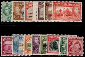 TRINIDAD & TOBAGO GVI SG246-256, complete set, M MINT. Cat £110.