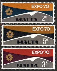 Malta Sc #417-419 MNH