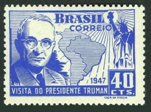 Brazil 673 two stamps,MNH.Michel 717. Visit of US President Harry S.Truman,1947.