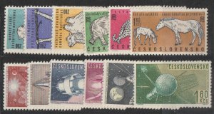 Czechoslovakia SC 1105-1110, 1111-1116 Mint Never Hinged