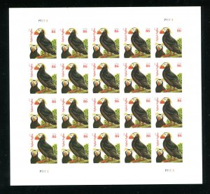 4737a Tufted Puffins Sheet of 20 86¢ Imperf Stamps MNH 2013