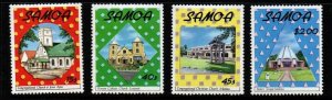 SAMOA SG813/6 1988 CHRISTMAS  MNH