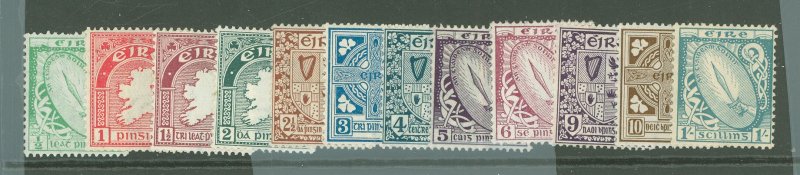 Ireland #65-76 Unused Single (Complete Set)