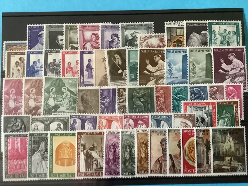 Vatican Post 1965-1967 Mounted or Used  Stamps R46385