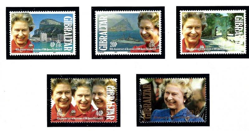 Gibraltar 605-09 MNH 1992 Women of the Royal Family