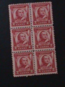 ​UNITED STATES-1931 SC#690-GENERAL CASIMIR PULASKI -MNH-BLOCK VF-93 YEARS OLD