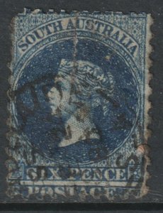 Australia (South Australia) Scott 47  - SG97, 1870 Victoria 6d used