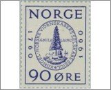 Norway NK 482 Royal Society of Scientists 90 Øre Blue