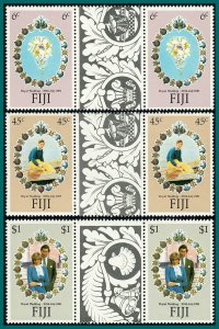 Fiji 1981 Royal Wedding, gutt prs, MNH  442-444,SG612-SG614