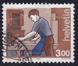 Switzerland - 1994 - Scott #844 - used - Cabinet Maker