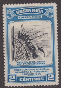 Costa Rica C198 Tuna Fishing 1950