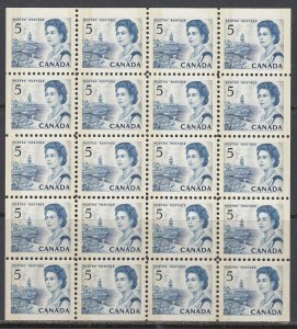 Canada Scott 458bp Minature Pane MNH - 1967-72 Centennial Issue
