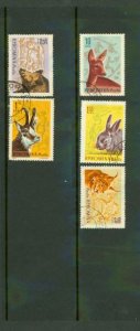 Romania Animals Lot 2 , 5 stamps
