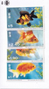 HONG KONG # 684-687,780-783,793-798 VF-FISHES CAT VALUE $17+