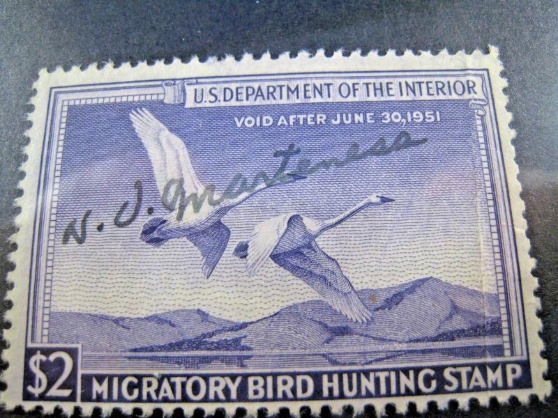 U.S. STAMPS FOR COLLECTORS - SCOTT #RW17   DUCK STAMP    Used   (kbrw17)