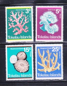 Tokelau 37-40 Set MNH Coral (A)
