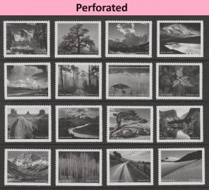 US 5854a-5854p Ansel Adams F set 16 MNH 2024