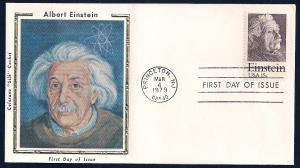 UNITED STATES FDC 15¢ Albert Einstein 1979 Colorano