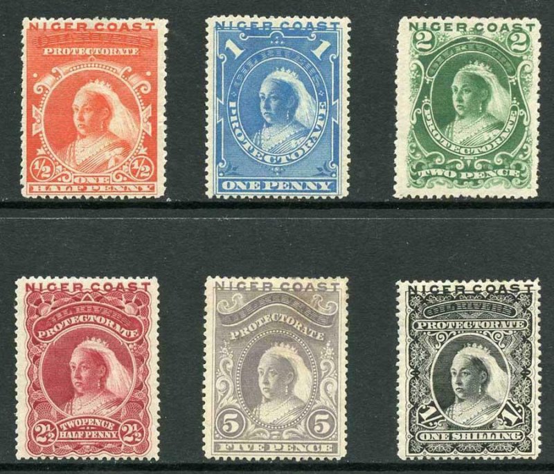 Rhodesia SG45/50 1894 M/M set of 6 Cat 75 pounds