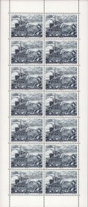 Czesław Słania MNH stamp full sheet engraved by Slania for Dwory Poland 2002