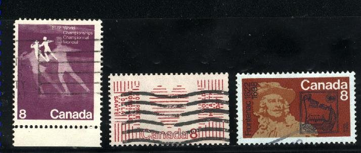 Can #559-61  u   VF 1972 PD