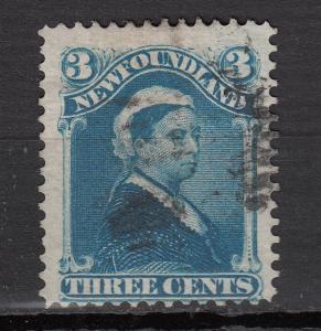 Newfoundland - 1880 3c QV  Sc# 49  (9416)