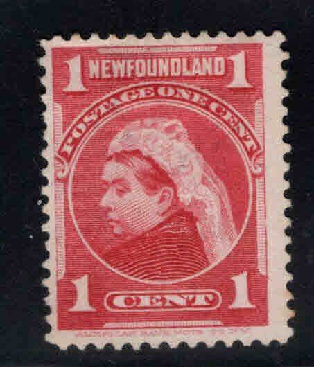 NEWFOUNDLAND Scott 79 Queen Victoria Mint No Gum nice color