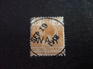 Stamps - British Honduras - Scott# MR5 - Used Part Set of 1 Stamp