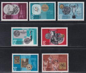 Russia # 3534-3540, Soviet Post Office Awards, NH, 1/2 Cat.