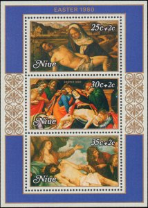 Niue #B37, Complete Set, Souvenir Sheet, 1980, Never Hinged