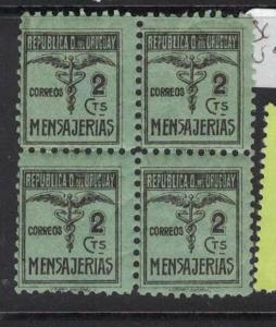 Uruguay SC E5 Block of Four MNH (3dup)