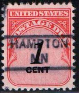U.S. Precancel - Minnesota, Hampton - Scott J89