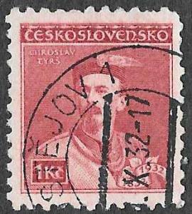 Czech SC 188 - Dr Miroslav Tyrs - Sokol Movement Founder Used - 1932