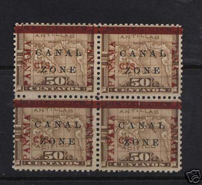 Canal Zone #20 VF/NH Block