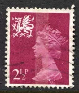 STAMP STATION PERTH Wales #WMH1 QEII Definitive Used 1971-1993
