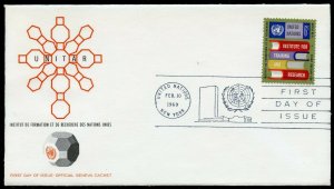 UNITED NATIONS UNITAR SET SINGLES IMPRINT BLOCKS GENEVA CACHET FIRST DAY COVERS 