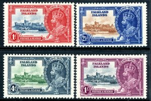 Falkland Islands 1935 British KGV Silver Jubilee Scott #77-80 Mint U796 ⭐⭐⭐⭐⭐⭐