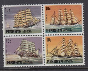 Penrhyn Island 164 Ships MNH VF